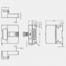 Złącze rozszerzajace Delta Electronics DVPAEXT01-H